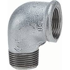 TRAKYA DÖKÜM 1/2" GALVANİZ KUYRUKLU DİRSEK