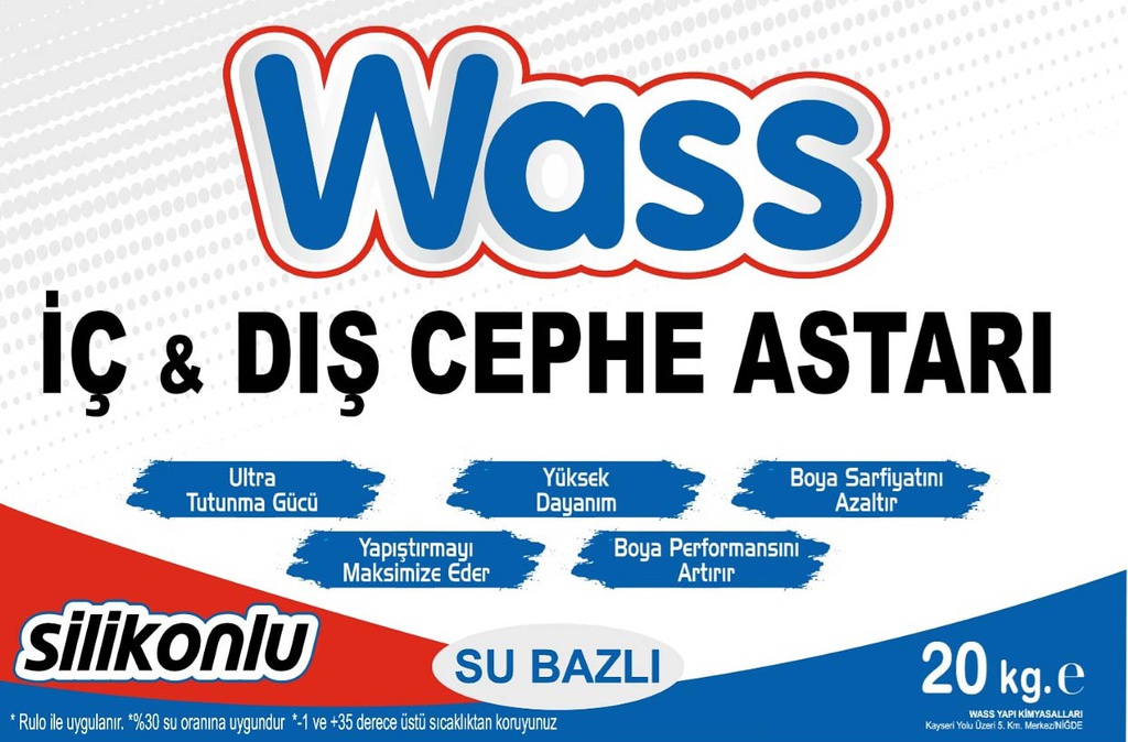 WASS İÇ &amp; DIŞ CEPHE ASTARI GALON