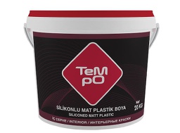 TEMPO SİLİKONLU MAT PLASTİK BOYA 10/1